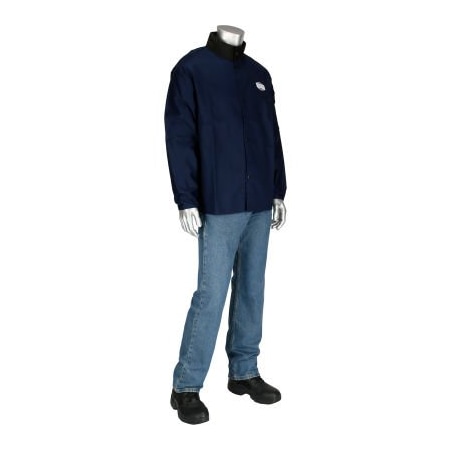 Pip Ironcat 9oz 30in Sateen Cotton Jacket, Navy, 3XL 7050N/3XL